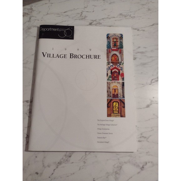 Department 56 - 1999 Village Brochure - Picture 1 of 10